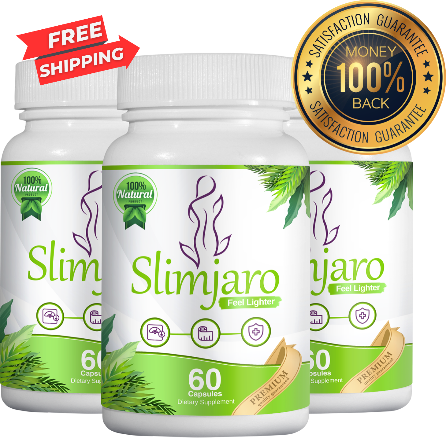 3 Bottles of SlimJaro